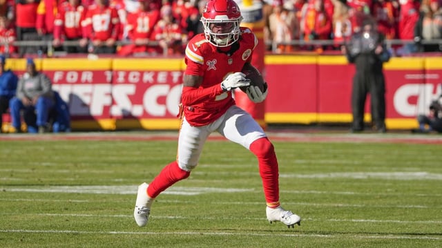 Kansas City Chiefs wide receiver Xavier Worthy