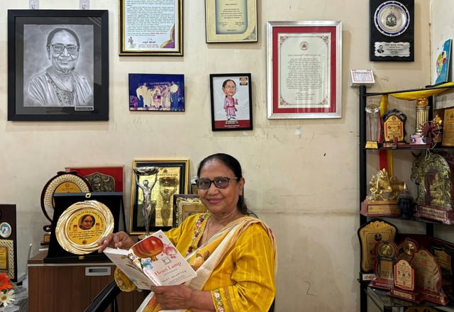 Indian author Banu Mushtaq won the coveted International Booker Prize with her short story collection "Heart Lamp"