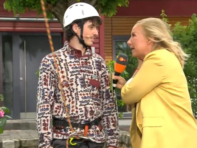 Extrembügler Milan ist heute auf großer Bügelmission im ZDF-Fernsehgarten bei Andrea Kiewel unterwegs.