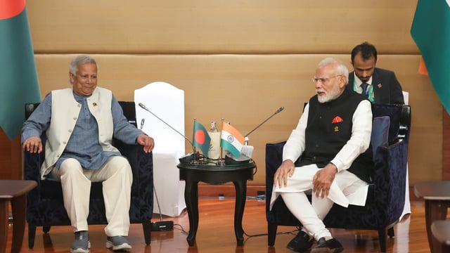 PM Modi and Mohammad Yunus