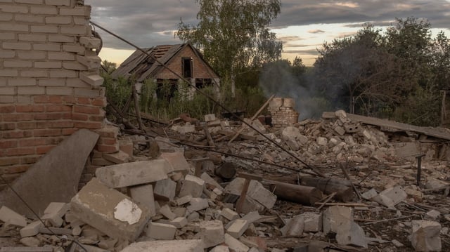The village of Loknya is among territory in the Sumy region captured by Russian forces