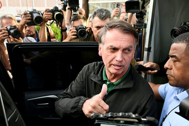 Brazil's rightwing former president Jair Bolsonaro will appear at the Supreme Court Monday, facing charges of trying to stage a coup to retain power after losing the 2022 elections