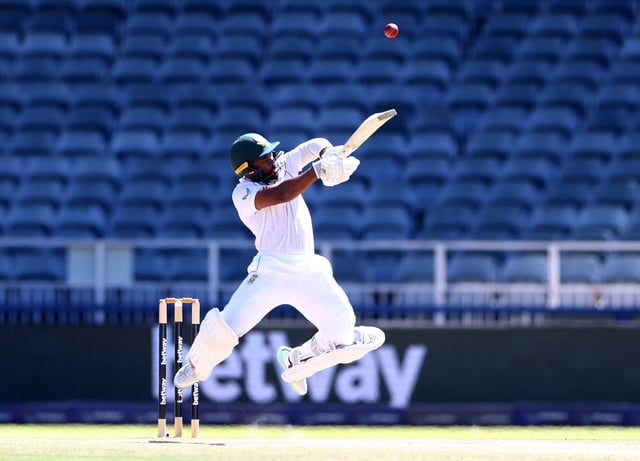 Cricket - Second Test - South Africa v West Indies - Wanderers Stadium, Johannesburg, South Africa - March 11, 2023 South Africa's Temba Bavuma in action REUTERS/Siphiwe Sibeko/File Photo