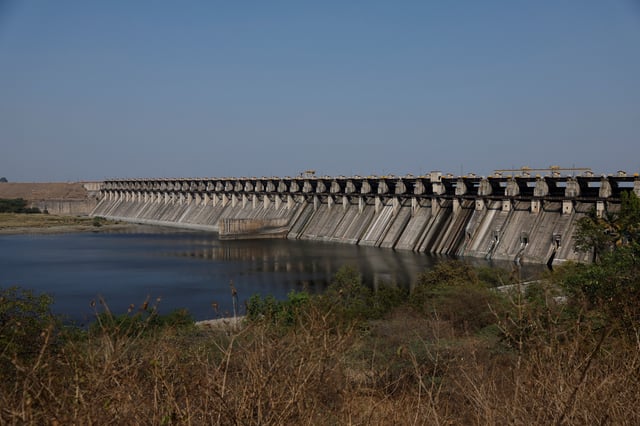 A general view of the Ujani Dam, on the outskirts of Solapur, India, March 1, 2025. REUTERS/Francis Mascarenhas