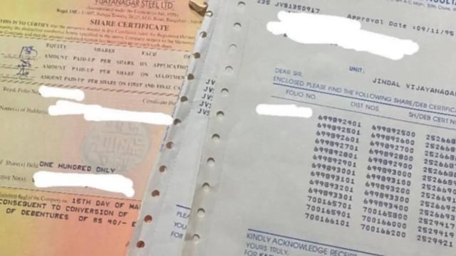 'Man Finds Father's JSW Shares From 1990s, Now Worth Crores