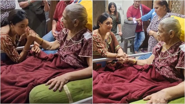 Anupamaa: Rupali Ganguly Meets Viraj Ghelani’s Ailing Grandmother Who Is Die-Hard Fan Of Anupama – See Pics