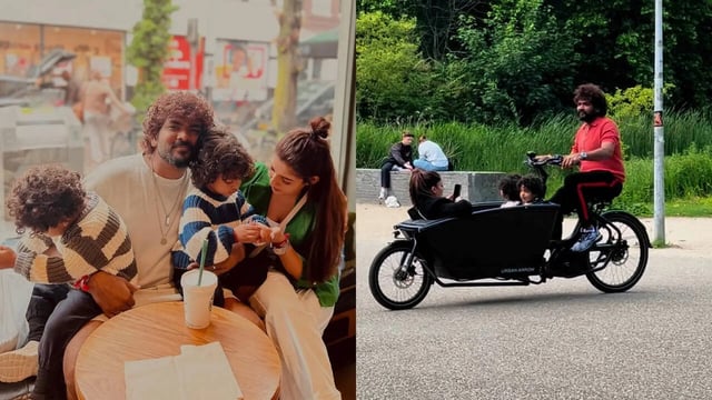 Vignesh Shivan’s Anniversary Cargo Ride With ‘Thangamey’ Nayanthara And Twins Is The Cutest Thing On Internet Today