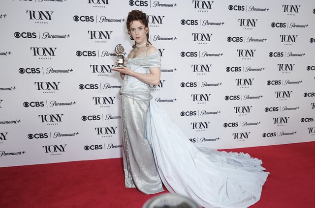 Cole Escola in their Bernadette Peters-inspired gown. (Getty)