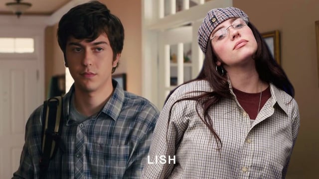 Nat Wolff in Paper Towns and Billie Eilish in the Colour concert