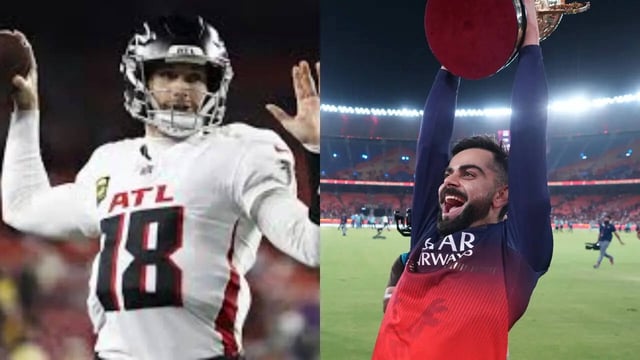 Travis Kelce and Virat Kohli
