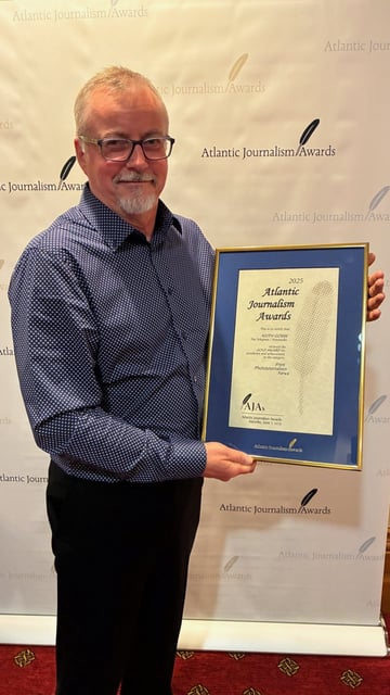  Keith Gosse won gold in the Photojournalism News (print) category at the Atlantic Journalism Awards June 7.
