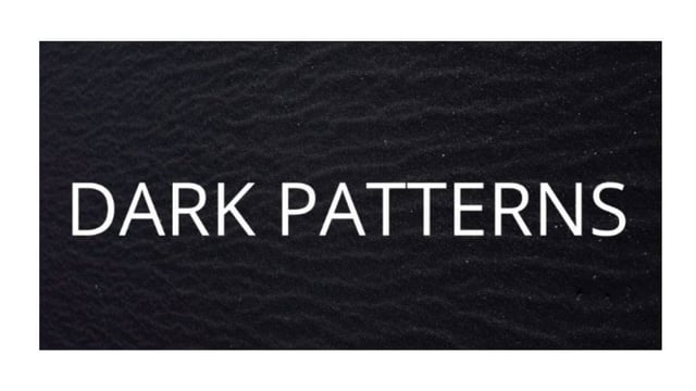 Dark Patterns | Image: Republic