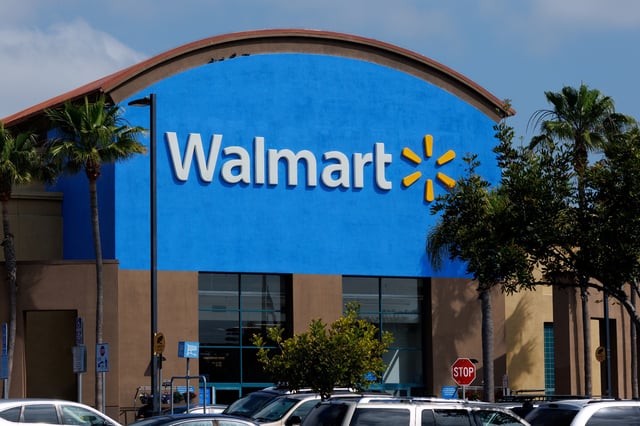 A Walmart store is shown in  Oceanside, California, U.S., May 15, 2025. REUTERS/Mike Blake/ File Photo