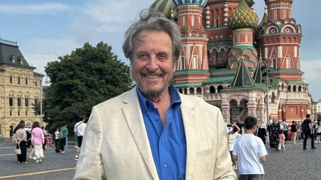 Errol Musk in Moscow. He told the forum that western media promoted “complete nonsense” about Russia