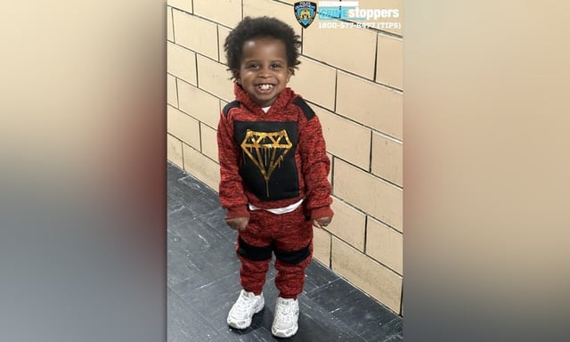 Montrell Williams, 2, was last seen by his mother on Saturday, May 10, 2025. (NYPD)