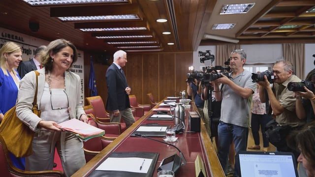 Teresa Ribera comparece en la Comisión sobre el ‘caso Koldo’ en el Senado