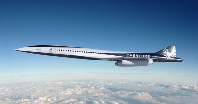 Boom Supersonic says its Overture passenger airliner will hit cruise speeds of Mach 1.7