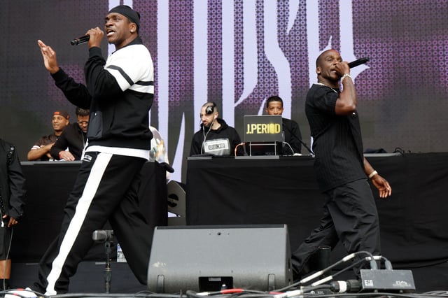 Pusha T and No Malice of Clipse perform during Roots Picnic 2025 on June 1 at The Mann at Fairmount Park in Philadelphia. (Photo by Taylor Hill/Getty Images for Live Nation Urban)