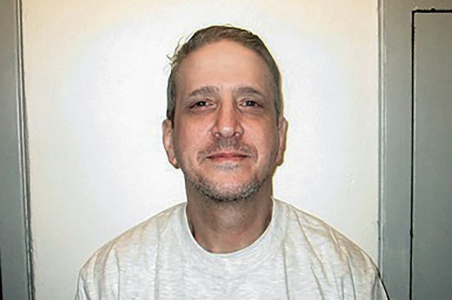 Death row inmate Richard Glossip on Feb. 19, 2021.