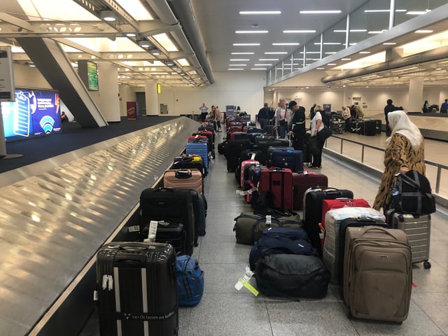 Baggage claim area at JFK Terminal 4 on Sept. 2, 2022.