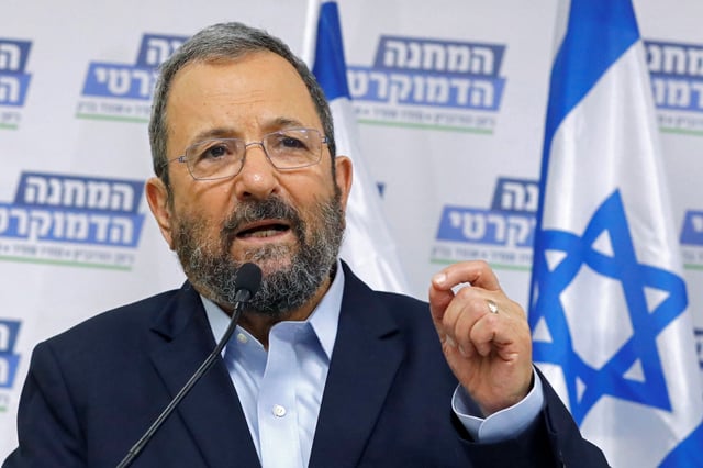 Former Israeli Prime Minister Ehud Barak. (Photo by JACK GUEZ / AFP) (Photo by JACK GUEZ/AFP via Getty Images)
