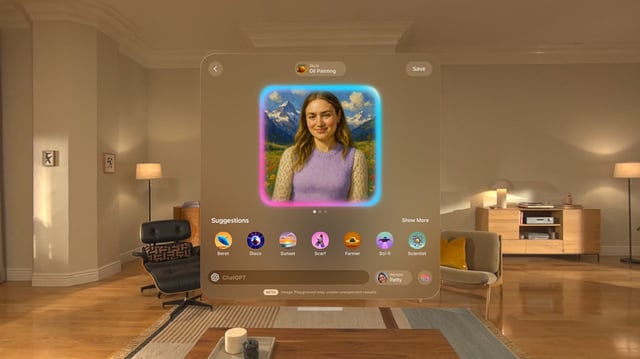 New Apple Intelligence features in visionOS 26 may include Image Playground updates and support for new languages.