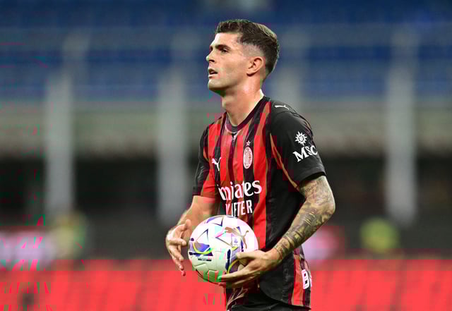 Soccer Football - Serie A - AC Milan v Monza - San Siro, Milan, Italy - May 24, 2025 AC Milan's Christian Pulisic REUTERS/Daniele Mascolo/File Photo