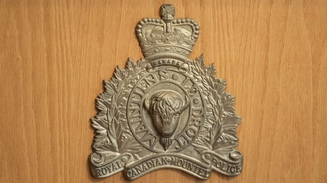 RCMP logo shown in Edmonton, Wednesday, Feb. 5, 2025. THE CANADIAN PRESS/Jason Franson