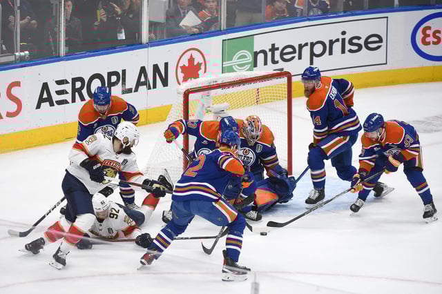 The Panthers are favored at home in Game 3 of the Stanley Cup Final on Monday night. Florida is coming off a double overtime win on Friday in Game 2 that tied the series at 1-1.