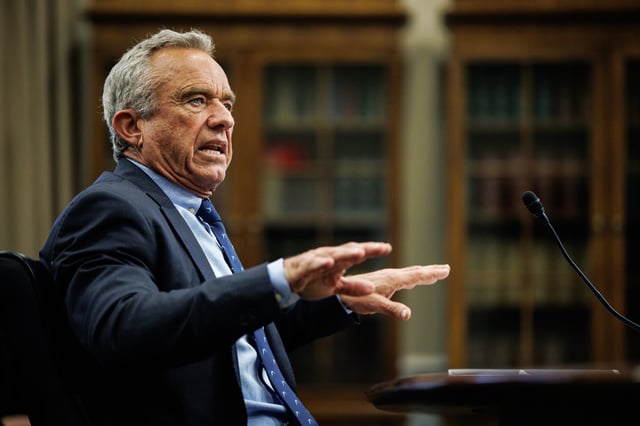 Secretary of Health and Human Services Robert F. Kennedy Jr. testifies on May 14, 2025 in Washington.