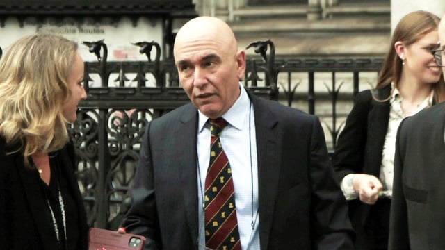 Dr Mohamed Atef Hakmi outside the High Court in London