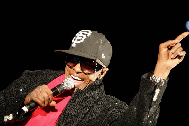 Sly Stone en una actuación en 2007 en Niza.
