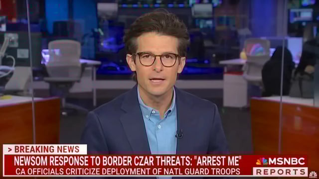 NBC News Correspondent Jacob Soboroff fact checks Trump's border czar claims (CREDIT: MSNBC)