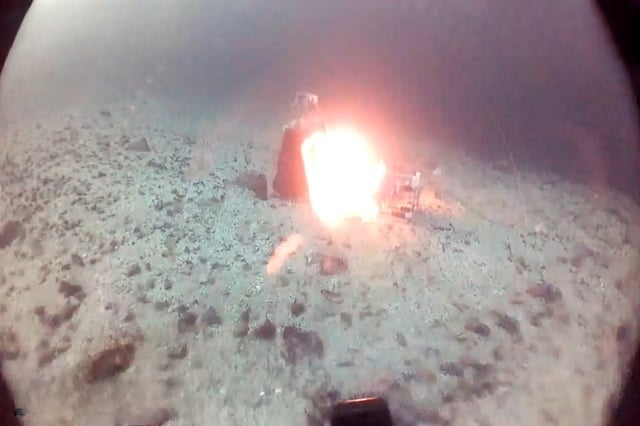 The underwater robot could soon be saving lives at sea for the Royal Navy.