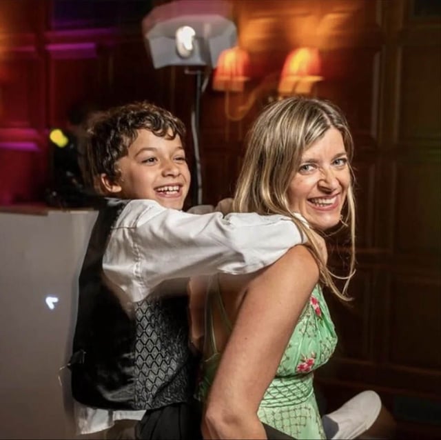  Ten-year-old Lionel Klassen-Hall, with mother Shelley Klassen.