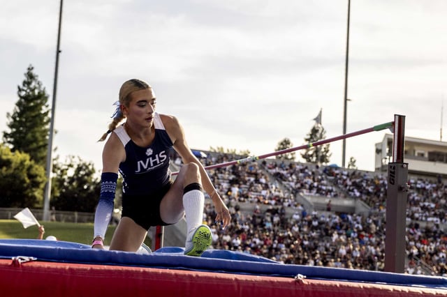 The presence of AB Hernandez of Jurupa Valley High School in the California Interscholastic Federation state meet drew the ire of President Donald Trump.