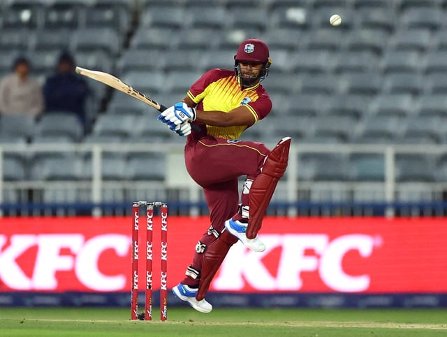Cricket - Third Twenty20 - South Africa v West Indies - Wanderers Stadium, Sandton, South Africa - March 28, 2023 West Indies' Nicholas Pooran in action REUTERS/Siphiwe Sibeko/File Photo