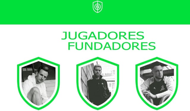 Pantallazo del primer 'white paper' de Shirtum, donde se promocionaba que Ocampos, 'Papu' Gómez y Rakitic eran algunos de los jugadores fundadores del proyecto.