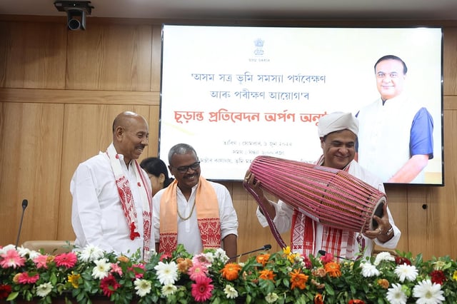 The Satra Aayog, formed in November 2021, submitted its final report to Assam Chief Minister Himanta Biswa Sarma.