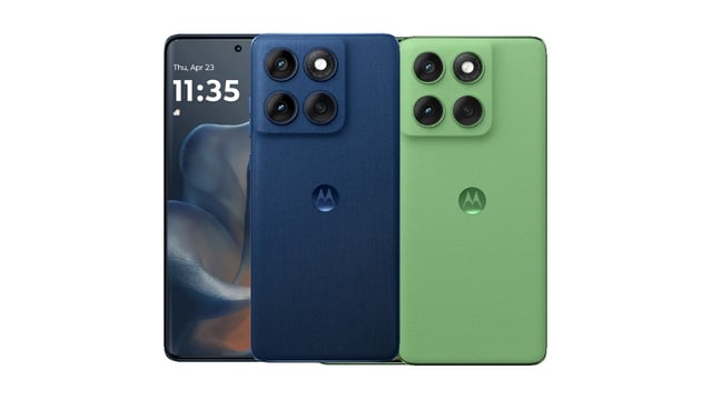 Motorola Edge 60 comes in Pantone Gibraltar Sea and Pantone Shamrock shades