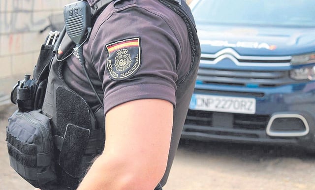Un agente de la Policía Nacional, en una foto de archivo