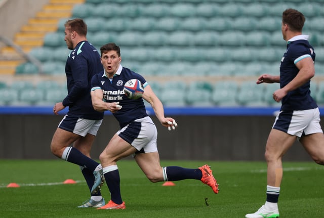 Rugby Union - Six Nations Championship - Scotland Captain's Run - Allianz Stadium, Twickenham, Britain - February 21, 2025 Scotland's Rory Darge during the captain's run Action Images via Reuters/Paul Childs/File Photo