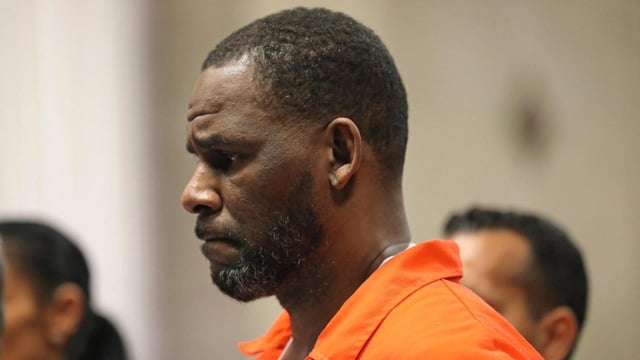 In this Sept. 17, 2019 file photo, R. Kelly appears during a hearing at the Leighton Criminal Courthouse in Chicago. (Antonio Perez/Chicago Tribune)