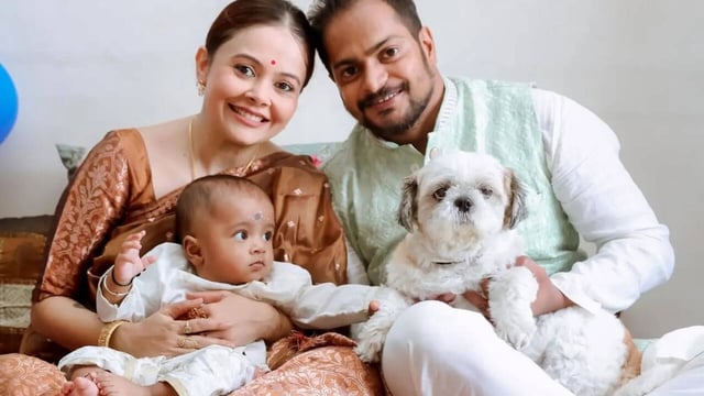 Devoleena Bhattacharjee Introduces Son Joy On Annaprashan, Seeks Blessings For Good Health