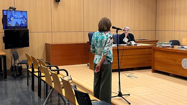 La acusada, que presuntamente realizó dieciséis transferencias por importes de hasta 15.000 euros semanas después de ser diagnosticado, alega que las hizo su pareja porque "quería que el dinero fuera pa mí"
