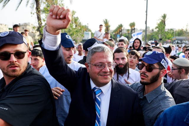 Itamar Ben Gvir, ministre de la Sécurité nationale d’Israël.