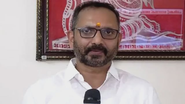 Former Kerala BJP chief K Surendran (ANI {Photo)