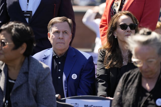 Bob Costas attends the Willie Mays Celebration of Life Ceremony at Oracle Park on July 8, 2024, in San Francisco, California.
