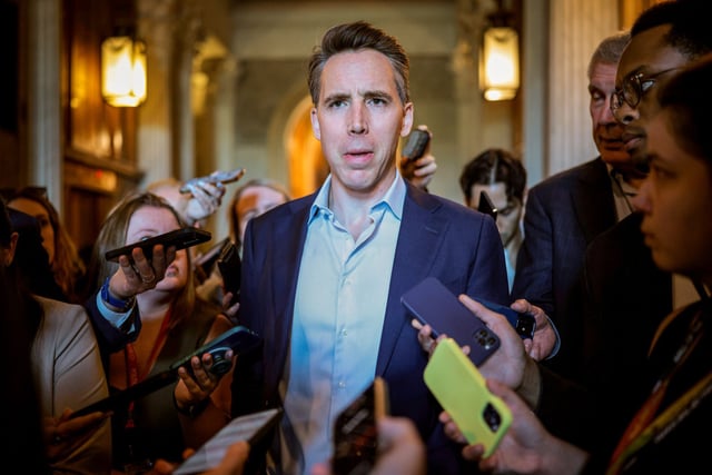 U.S Sen. Josh Hawley on June 2, 2025, in Washington, D.C.