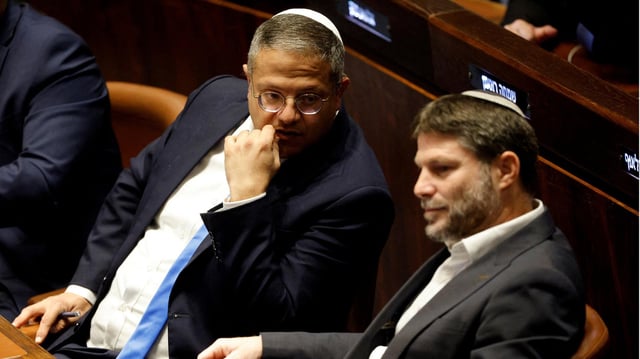 Itamar Ben-Gvir und Bezalel Smotrich (Archivbild: 29.12.2022)